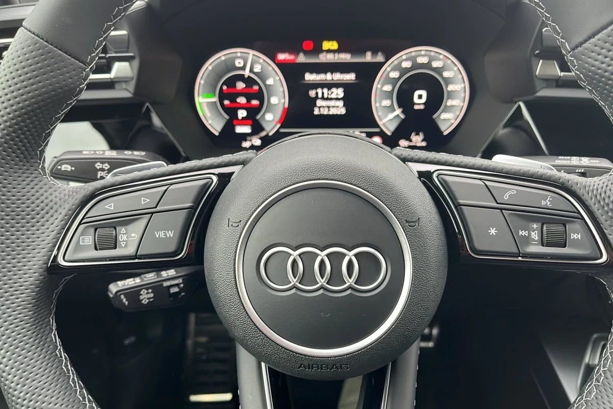 Vue conducteur (volant)