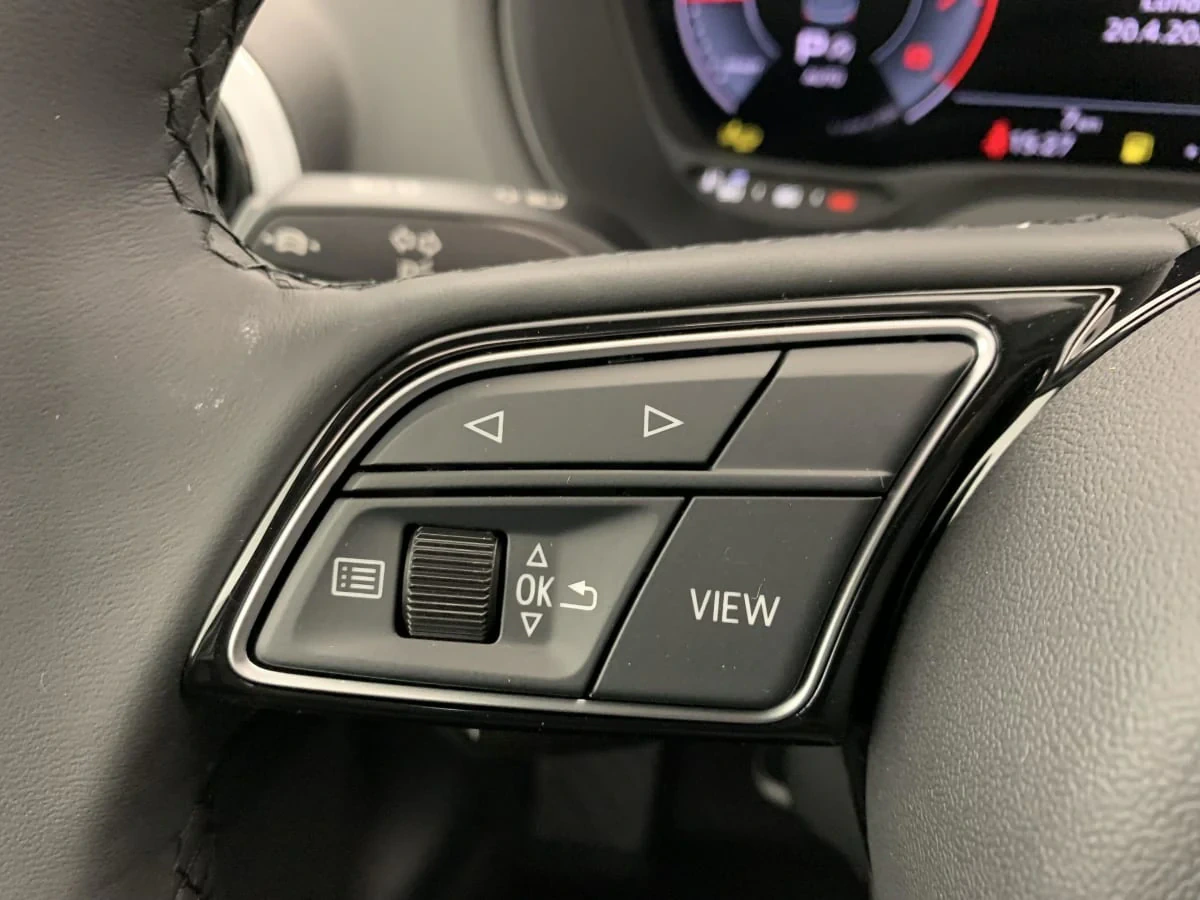 Vue conducteur (volant)