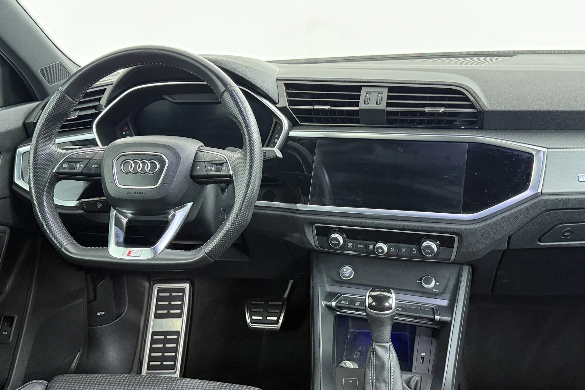 Vue conducteur (volant)