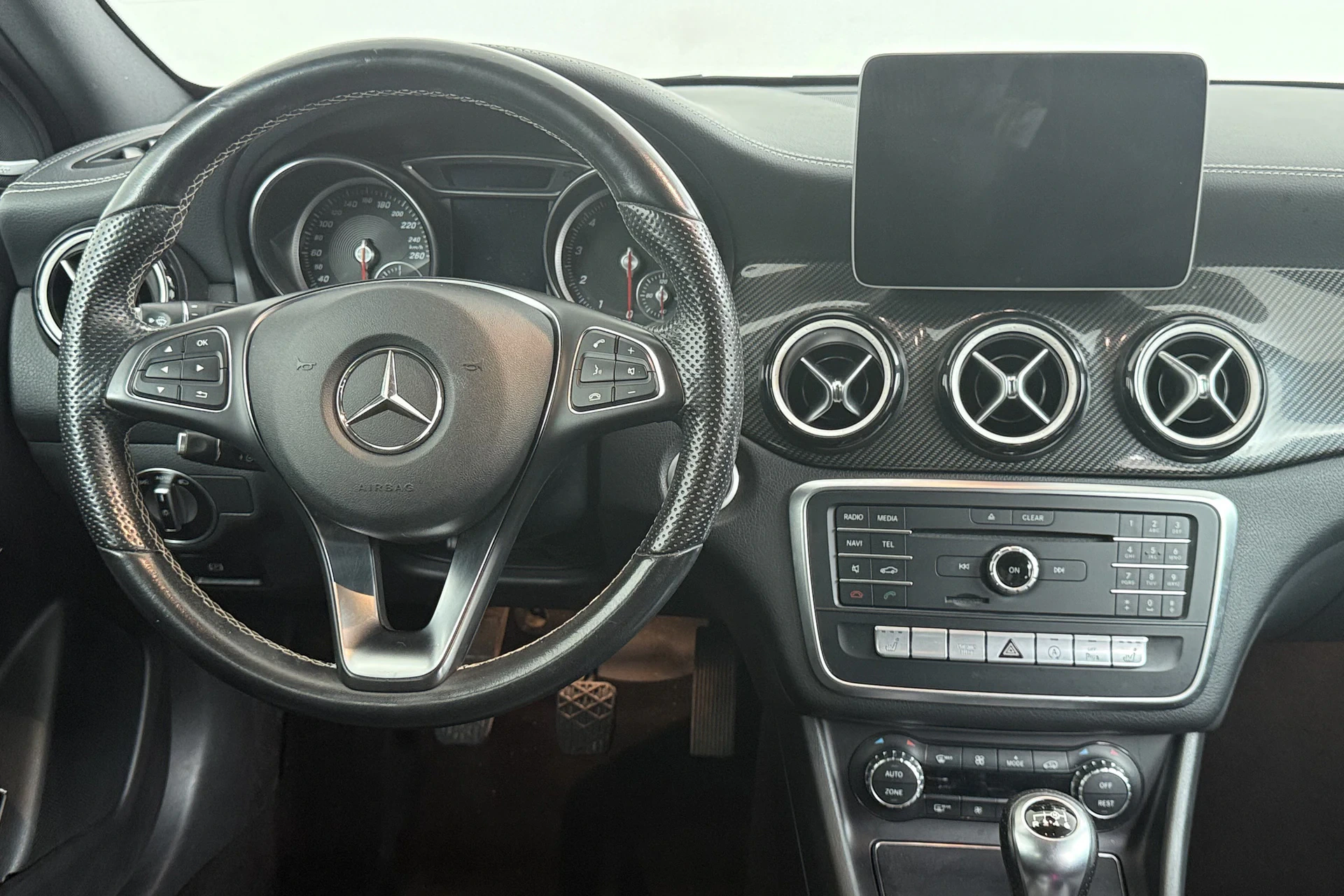 Vue conducteur (volant)