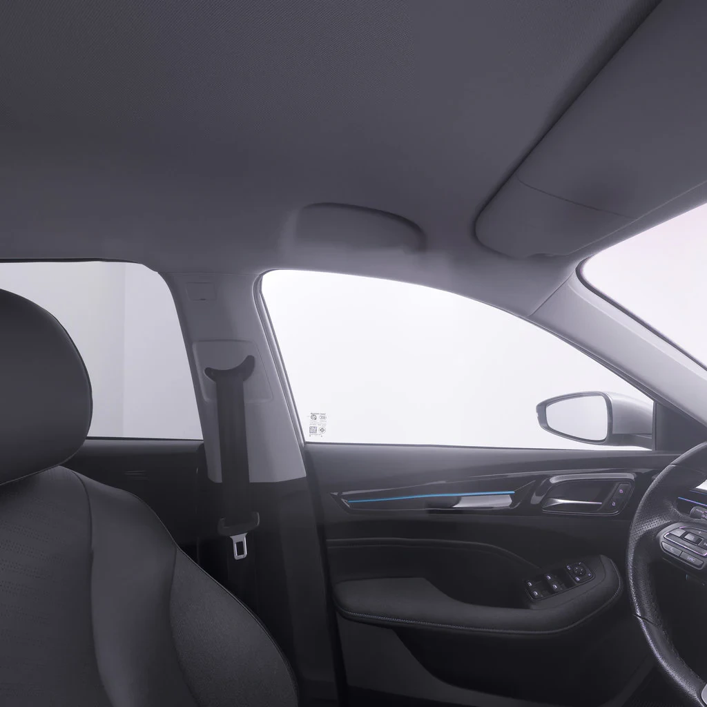 Vue conducteur (volant)