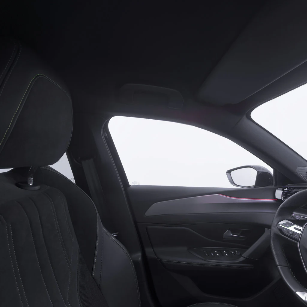 Vue conducteur (volant)