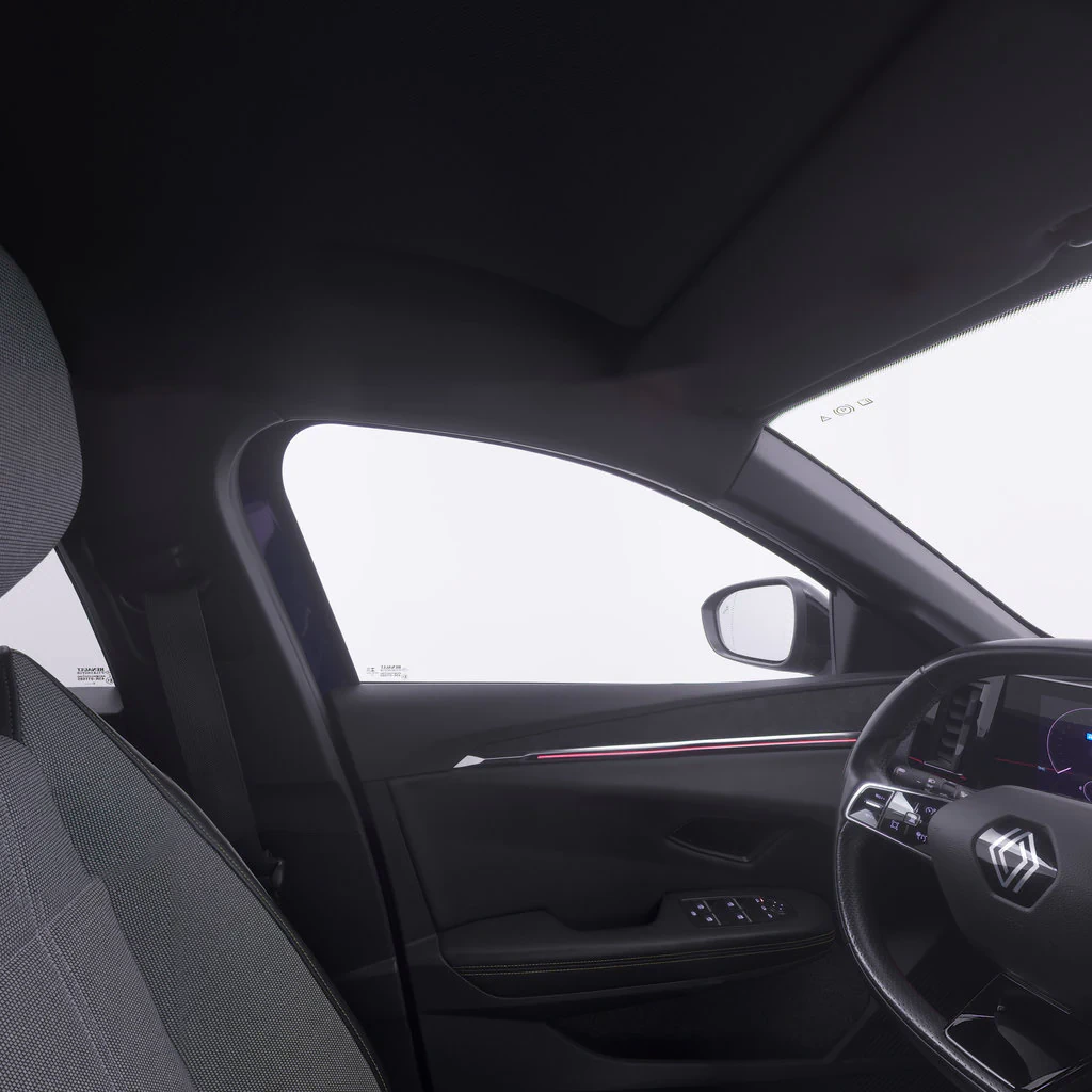 Vue conducteur (volant)