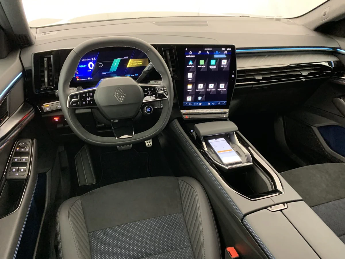 Vue conducteur (volant)