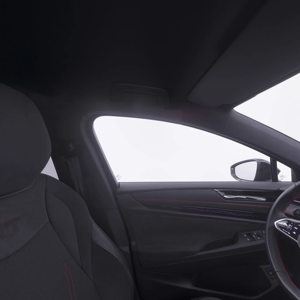 Vue conducteur (volant)